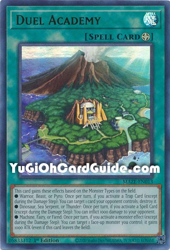 Yu-Gi-Oh Card: Duel Academy