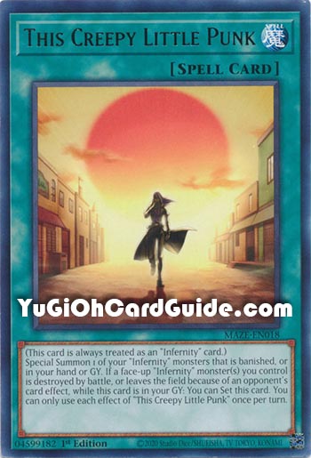 Yu-Gi-Oh Card: This Creepy Little Punk