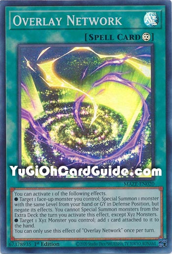 Yu-Gi-Oh Card: Overlay Network