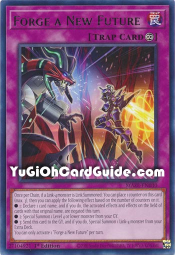 Yu-Gi-Oh Card: Forge a New Future