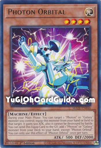Yu-Gi-Oh Card: Photon Orbital