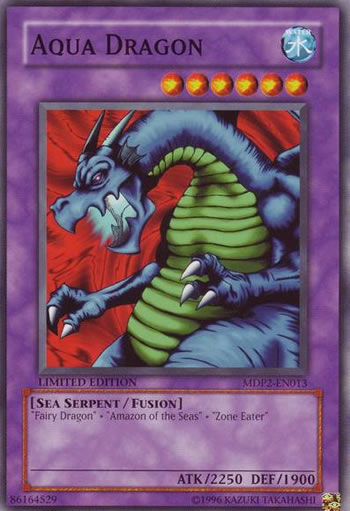Yu-Gi-Oh Card: Aqua Dragon
