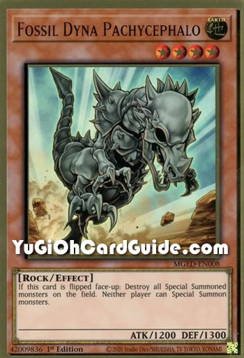 Yu-Gi-Oh Card: Fossil Dyna Pachycephalo