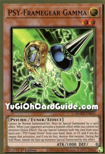 Yu-Gi-Oh Card: PSY-Framegear Gamma