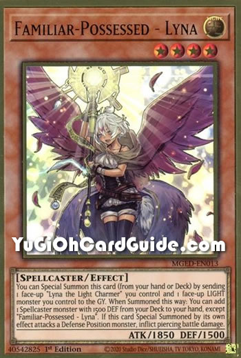 Yu-Gi-Oh Card: Familiar-Possessed - Lyna