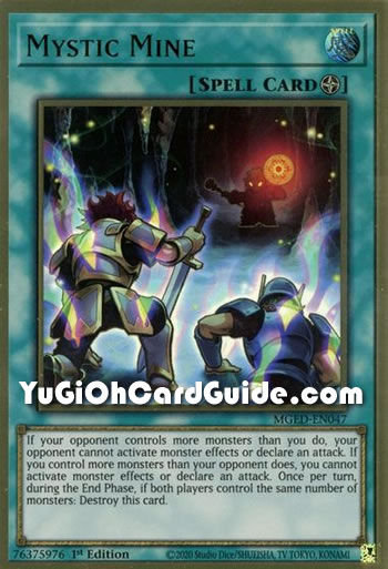 Yu-Gi-Oh Card: Mystic Mine
