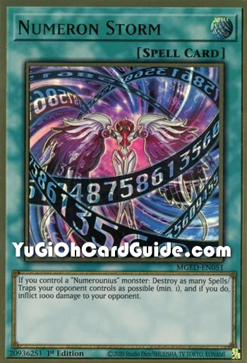 Yu-Gi-Oh Card: Numeron Storm