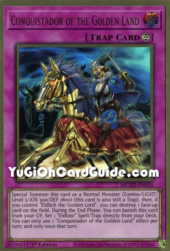 Yu-Gi-Oh Card: Conquistador of the Golden Land