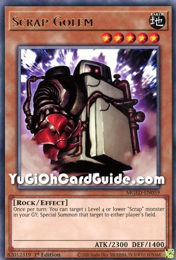 Yu-Gi-Oh Card: Scrap Golem