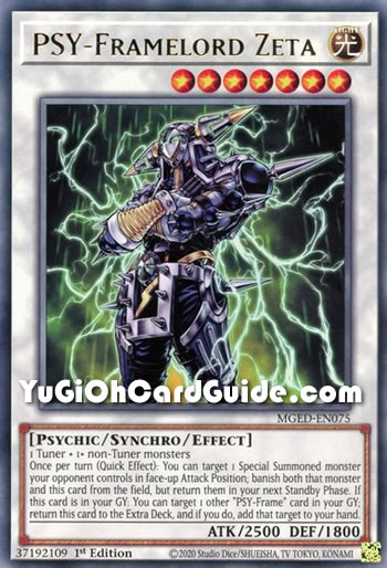 Yu-Gi-Oh Card: PSY-Framelord Zeta