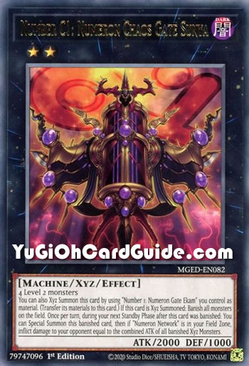 Yu-Gi-Oh Card: Number C1: Numeron Chaos Gate Sunya