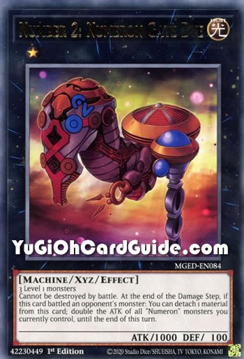 Yu-Gi-Oh Card: Number 2: Numeron Gate Dve