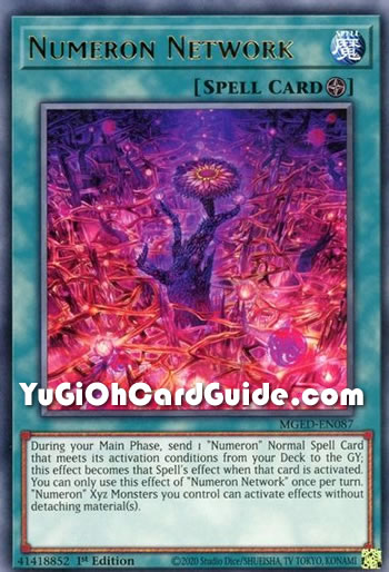 Yu-Gi-Oh Card: Numeron Network