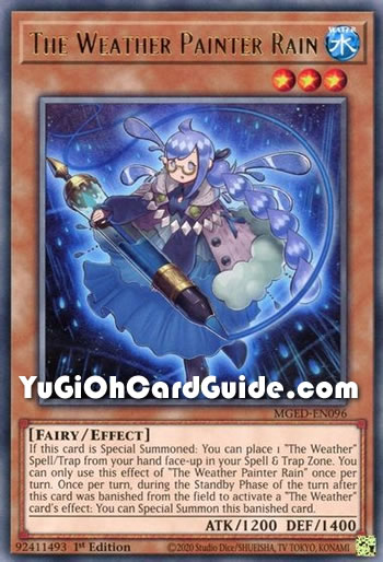 Yu-Gi-Oh Card: The Weather Painter Rain