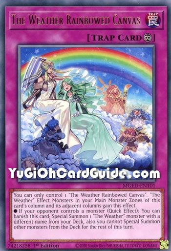 Yu-Gi-Oh Card: The Weather Rainbowed Canvas