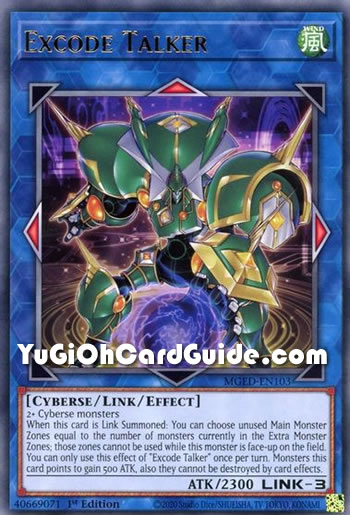 Yu-Gi-Oh Card: Excode Talker