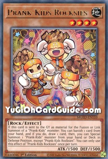 Yu-Gi-Oh Card: Prank-Kids Rocksies