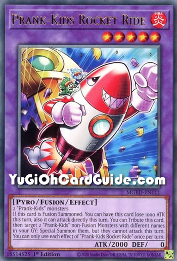 Yu-Gi-Oh Card: Prank-Kids Rocket Ride