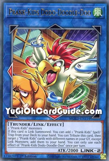 Yu-Gi-Oh Card: Prank-Kids Dodo-Doodle-Doo