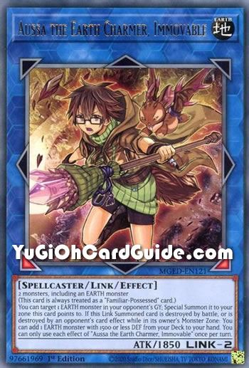 Yu-Gi-Oh Card: Aussa the Earth Charmer, Immovable