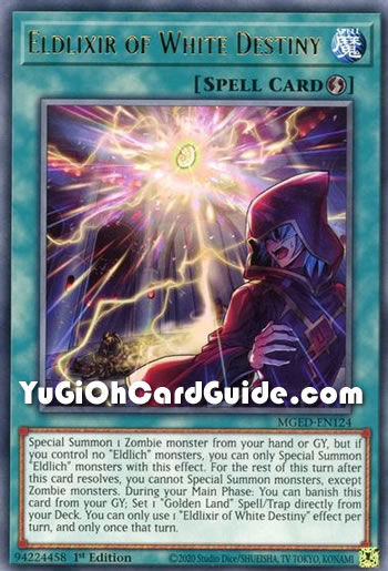 Yu-Gi-Oh Card: Eldlixir of White Destiny