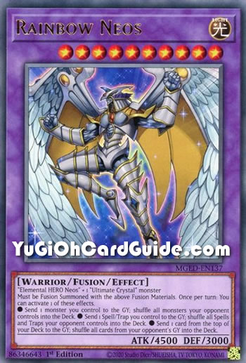 Yu-Gi-Oh Card: Rainbow Neos
