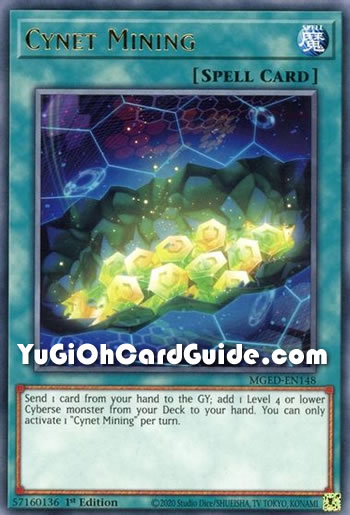 Yu-Gi-Oh Card: Cynet Mining