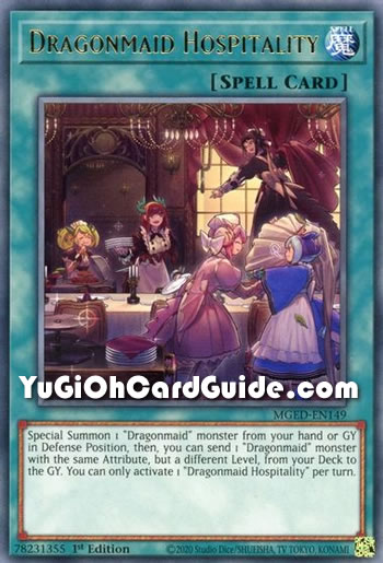 Yu-Gi-Oh Card: Dragonmaid Hospitality