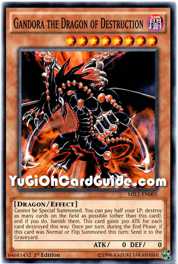 Yu-Gi-Oh Card: Gandora the Dragon of Destruction