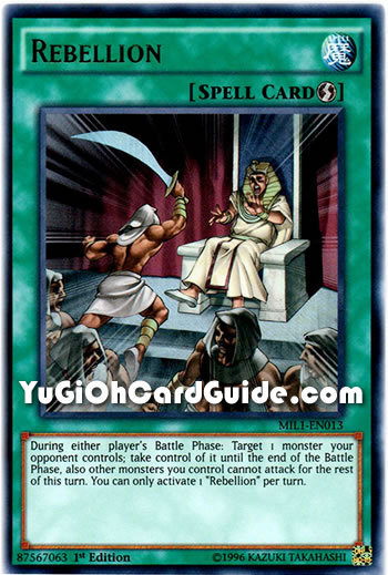 Yu-Gi-Oh Card: Rebellion