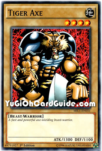 Yu-Gi-Oh Card: Tiger Axe