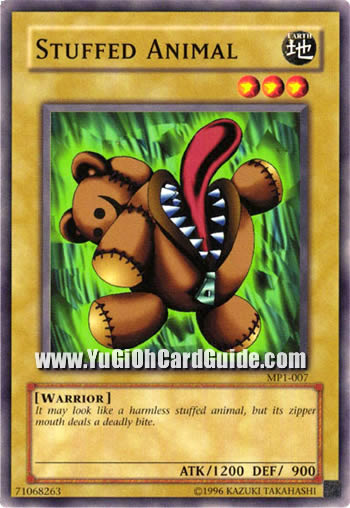 Yu-Gi-Oh Card: Stuffed Animal