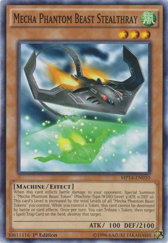 Yu-Gi-Oh Card: Mecha Phantom Beast Stealthray