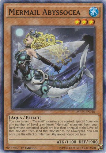 Yu-Gi-Oh Card: Mermail Abyssocea