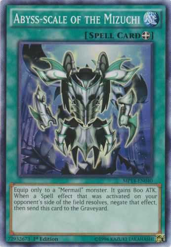 Yu-Gi-Oh Card: Abyss-scale of the Mizuchi