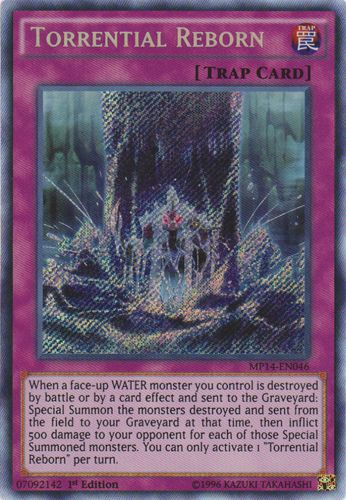 Yu-Gi-Oh Card: Torrential Reborn