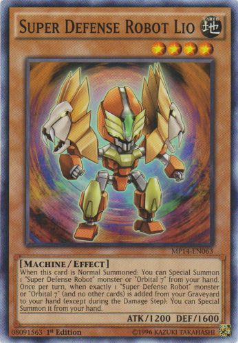 Yu-Gi-Oh Card: Super Defense Robot Lio