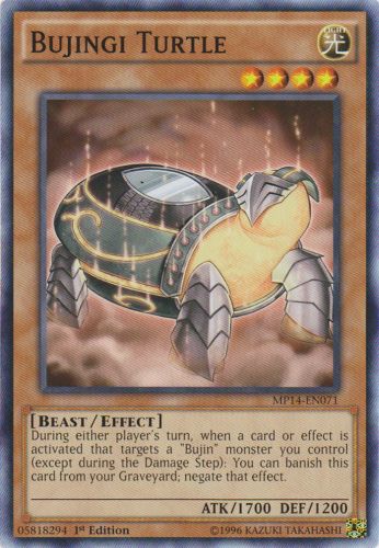 Yu-Gi-Oh Card: Bujingi Turtle