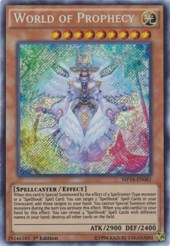 Yu-Gi-Oh Card: World of Prophecy