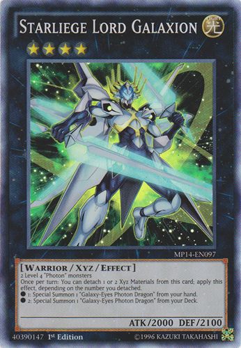 Yu-Gi-Oh Card: Starliege Lord Galaxion