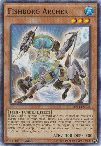 Yu-Gi-Oh Card: Fishborg Archer