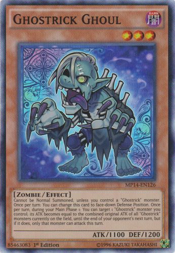 Yu-Gi-Oh Card: Ghostrick Ghoul