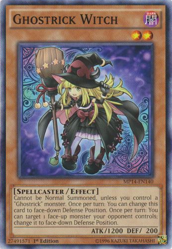 Yu-Gi-Oh Card: Ghostrick Witch