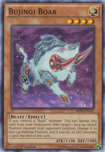 Yu-Gi-Oh Card: Bujingi Boar