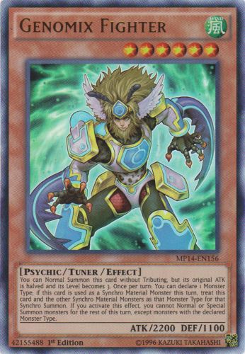 Yu-Gi-Oh Card: Genomix Fighter