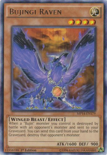 Yu-Gi-Oh Card: Bujingi Raven