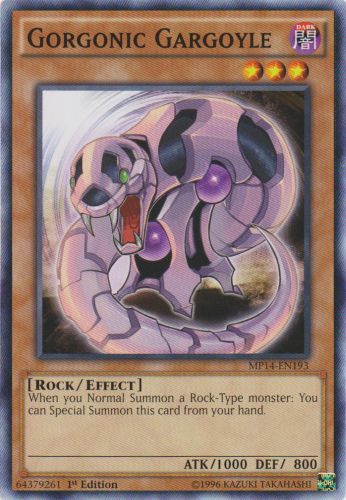 Yu-Gi-Oh Card: Gorgonic Gargoyle