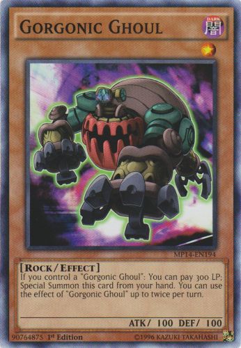 Yu-Gi-Oh Card: Gorgonic Ghoul