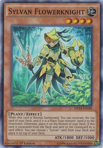 Yu-Gi-Oh Card: Sylvan Flowerknight