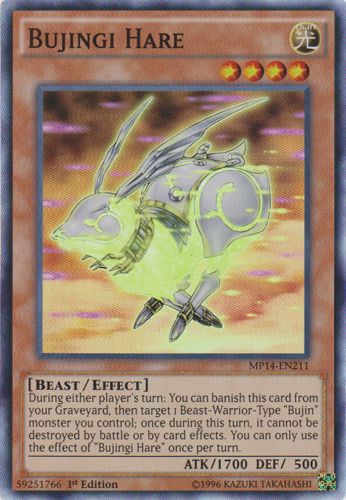 Yu-Gi-Oh Card: Bujingi Hare